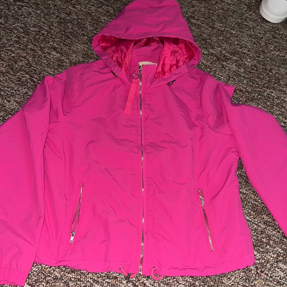Ashley by 26 international Pink out wear lightweight jacked preowned size medium